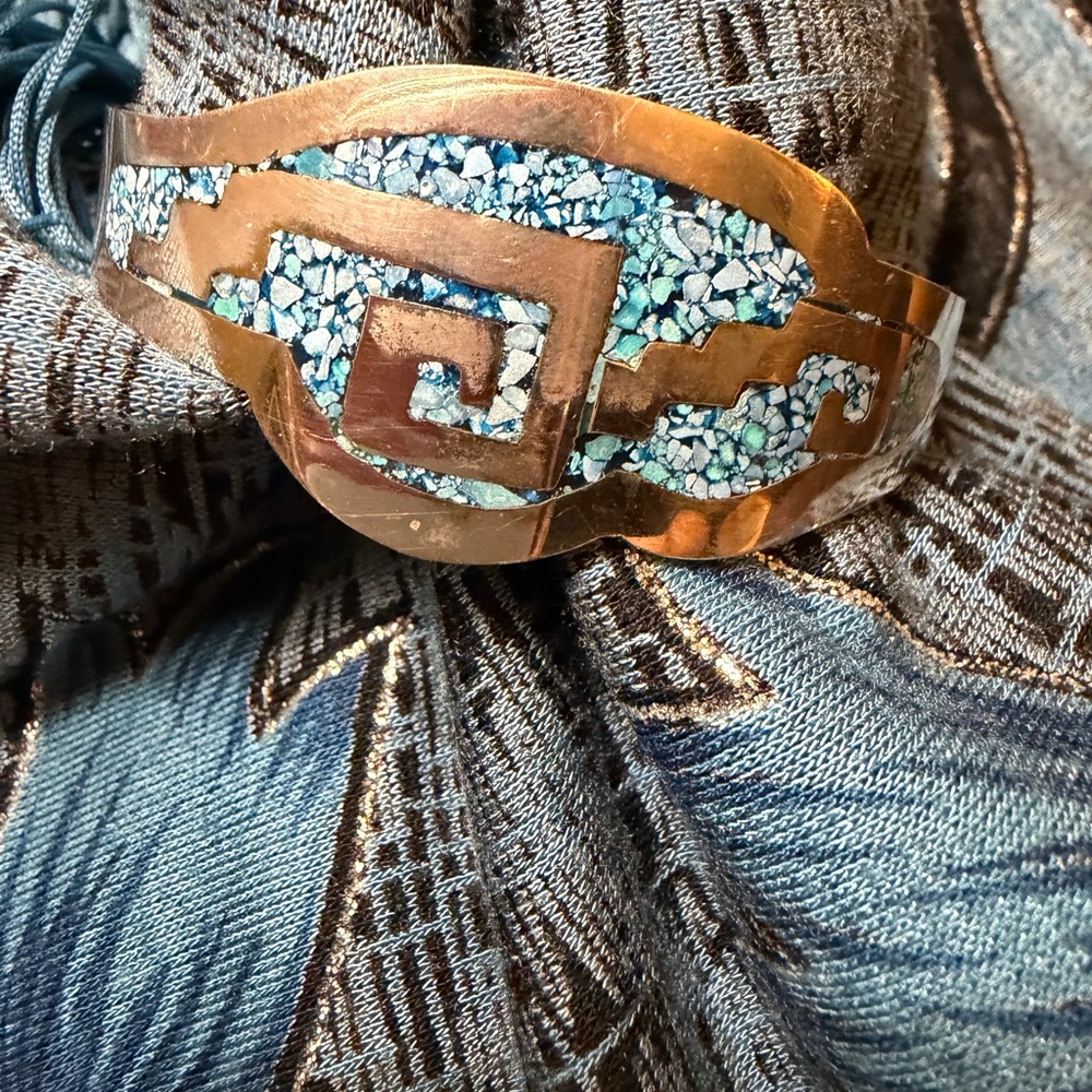 Silver and Turquoise Bracelet